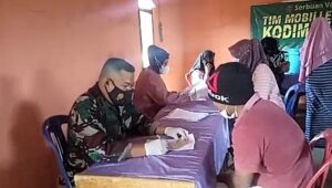 Hari Ketiga, Tim Mobille Vaksinator TNI Tetap Berikan Pelayanan Terbaik ke Masyarakat