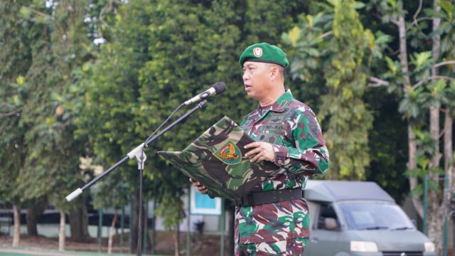 Kepala Staf Korem 042/Gapu Kolonel Inf M. Yamin Dano/FOTO : PENREM 042/GAPU