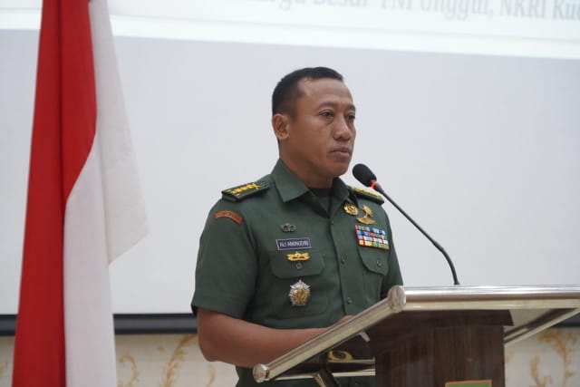 Kepala Staf Korem (Kasrem) 042/Gapu Kolonel Inf Ali Aminudin, S.E., M.M., (FOTO : Penrem042gapu)