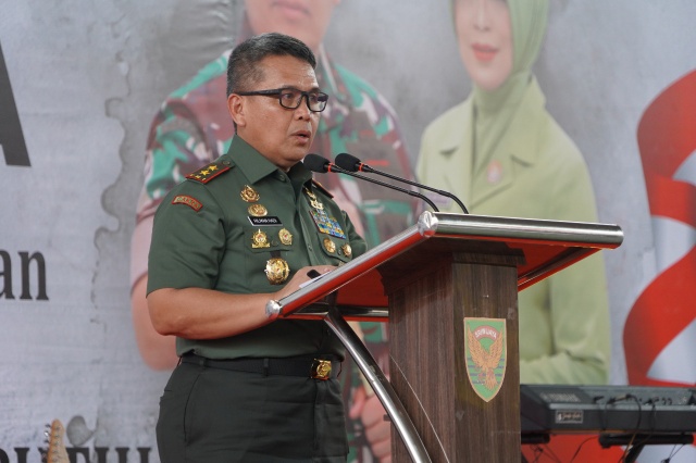 Panglima Kodam II/Sriwijaya Mayjen TNI Hilman Hadi, S.I.P., M.B.A., M.Han.(FOTO : Penrem042gapu) 