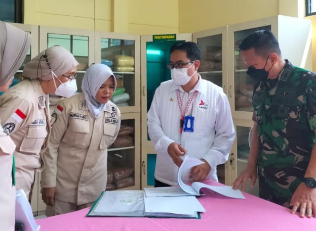 LAFKI Jakarta Melaksanakan Survey Akreditasi Di RS dr Bratanata Jambi Demi Menjamin Mutu Dan Keselamatan Pasien (Penrem042gapu)