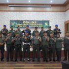 Prajurit dan PNS Korem 042/Gapu Terima Sosialisasi Operasi Gaktib Dan Yustisi Dari Denpom II/2 Jambi
