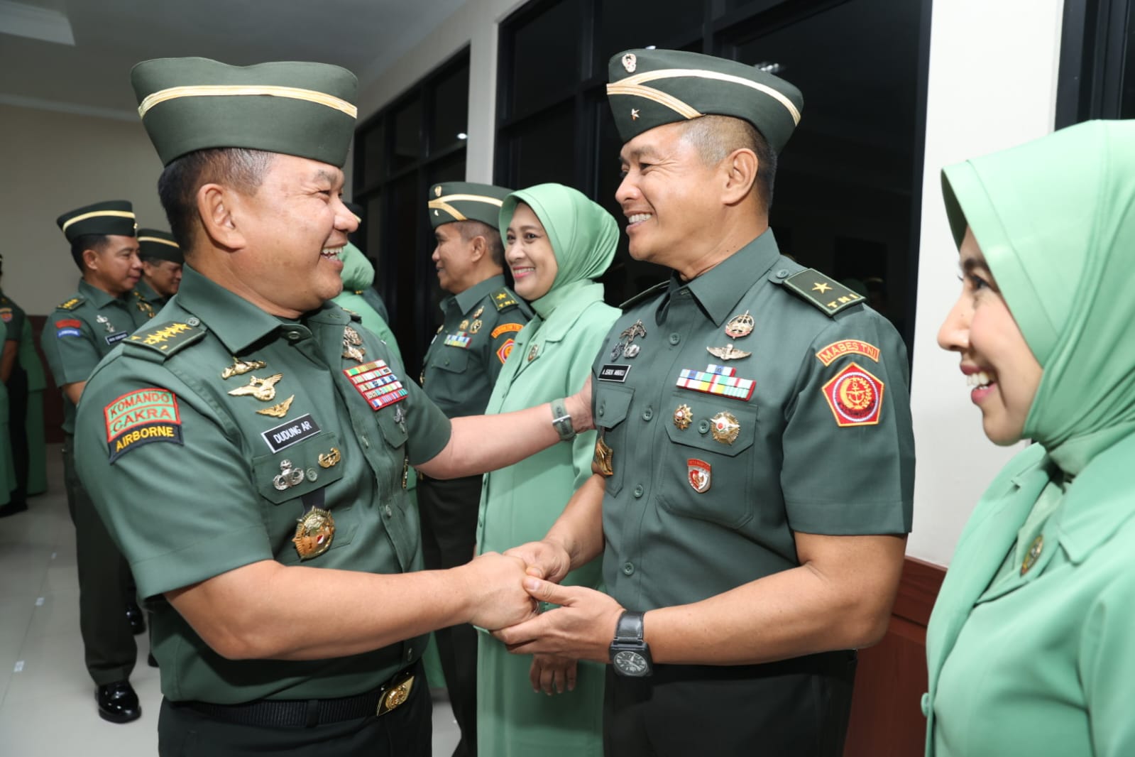 Kasad Terima Laporan Korps Kenaikan Pangkat 24 Pati TNI AD